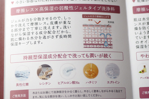 ANANNA Feminine careウォッシュに配合されている潤い成分