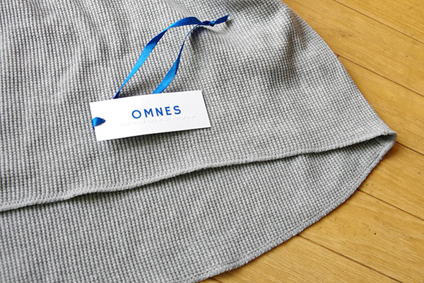 OMNES　オムネスヘビーワッフルサーマル　クルーネックプルオーバーの裾